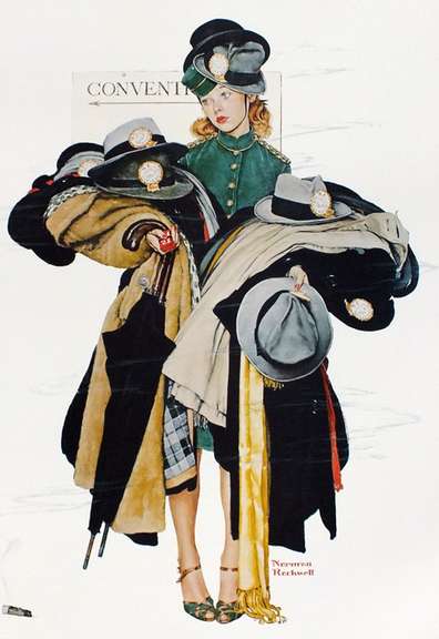 Extremely rare and collectable hand signed Norman Rockwell Norman Rockwell Convention