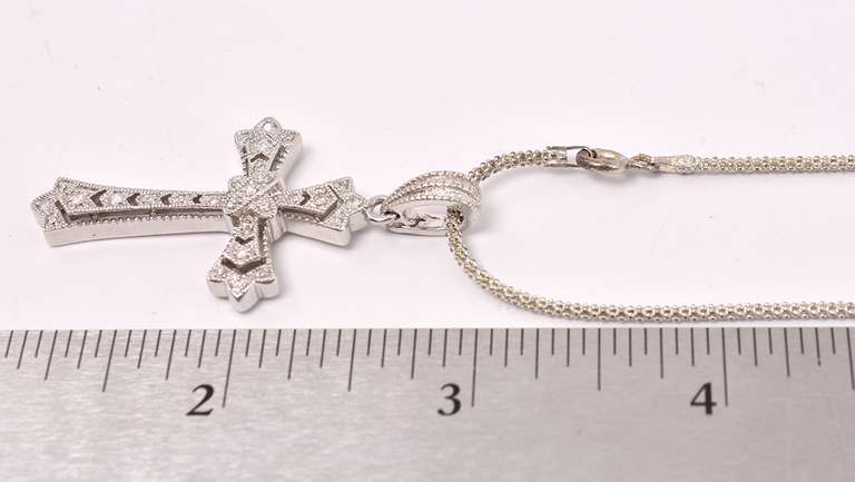 Sterling Necklace With Cross Pendant