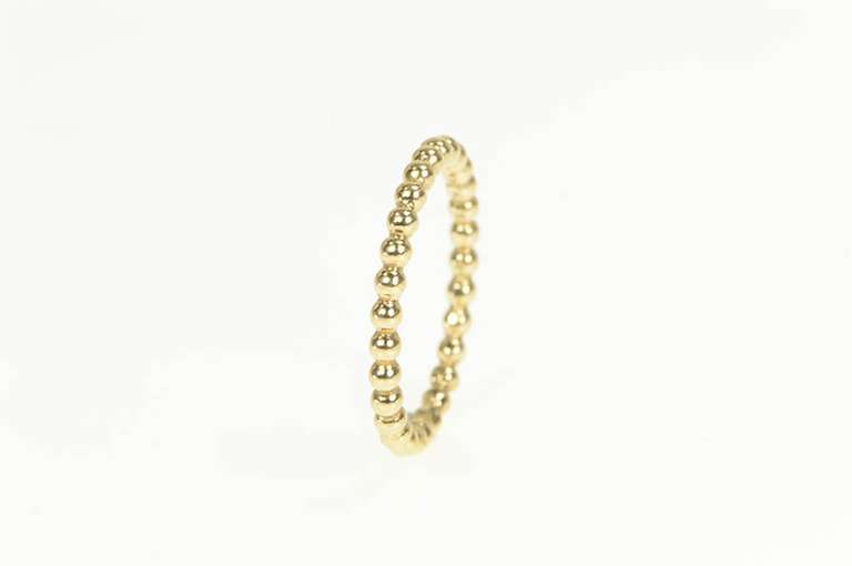 14K Yellow Gold Pandora Eternal Clouds Designer Stackable Ring