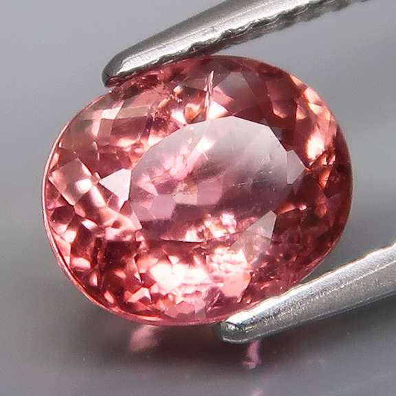 Top color 1.77ct vivid pink glittering Tourmaline