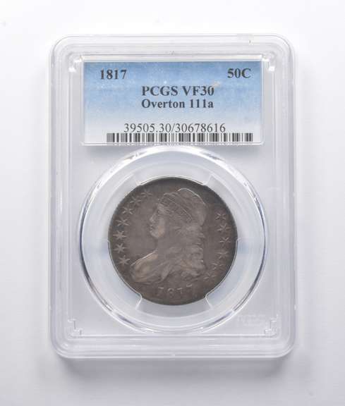 VF30 1817 Capped Bust Half Dollar Overton 111a PCGS