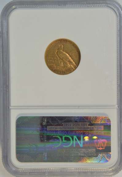 Nice better date 1912 US $2.50 Indian Gold Piece. NGC XF40