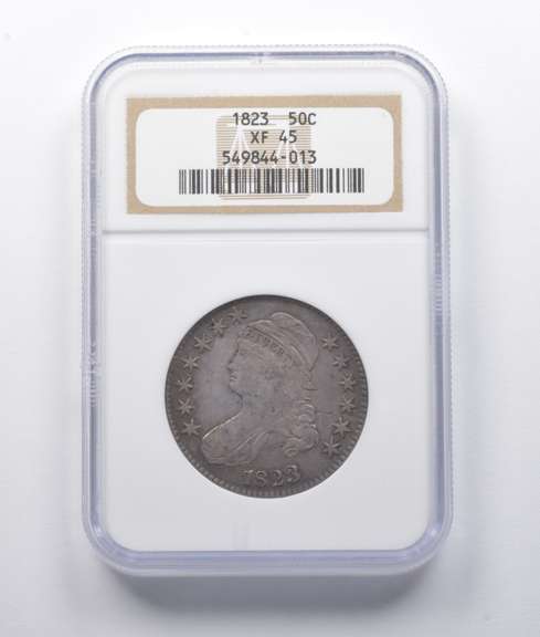 XF45 1823 Capped Bust Half Dollar NGC
