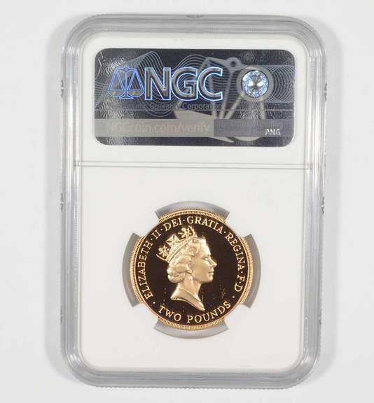 PF69 UCAM 1994 Great Britain 2 Gold Pounds Bank Of England Graded NGC
