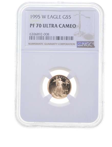 PF70 UCAM 1995-W $5 1/10 Oz. Gold American Eagle - Graded NGC