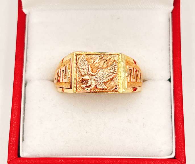 14kt Solid Yellow & Rose Gold Men's Ring