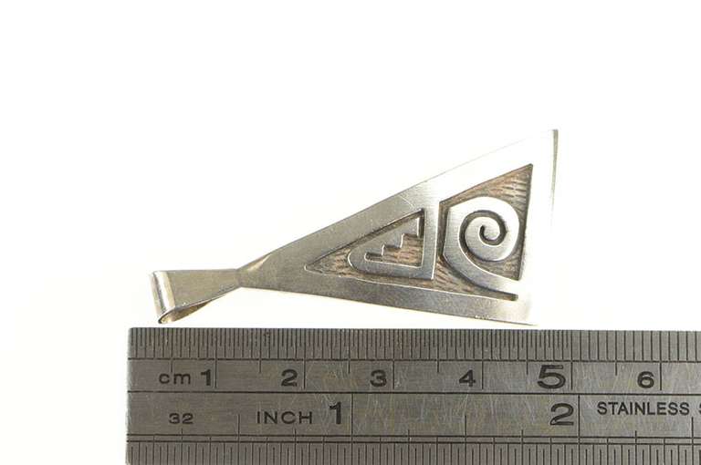 Sterling Silver Lymann Nasyestewa Hopi Native American Pendant