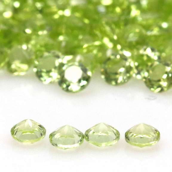 Diamond cut! Unheated! 12.26ct Peridot set