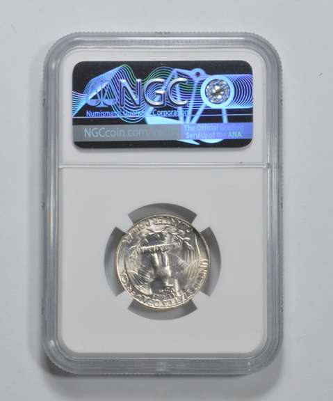 MS67 1945 Washington Quarter - Graded NGC