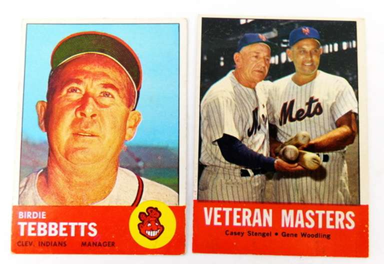 2 Topps Manager Baseball Card