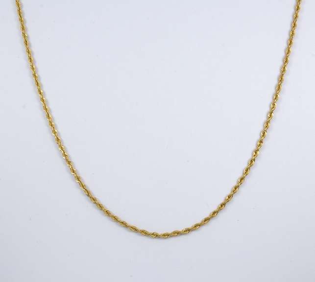 Useful 14k Rope Pendant Necklace