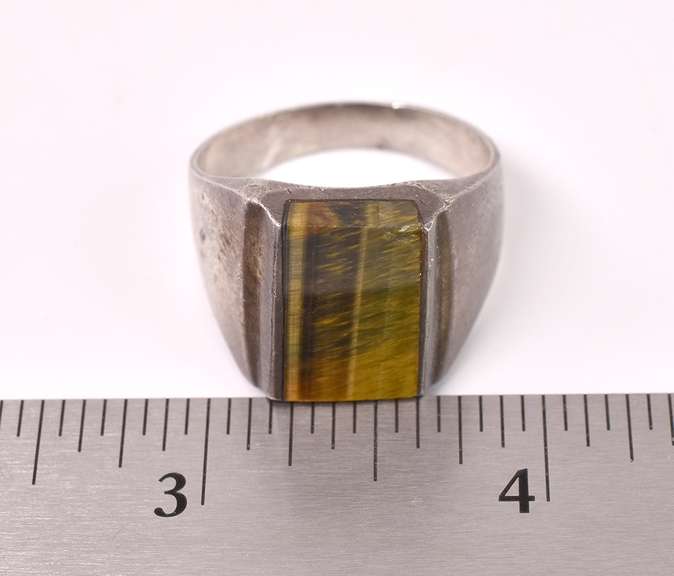 Mysterious Gem Set In Sterling Ring