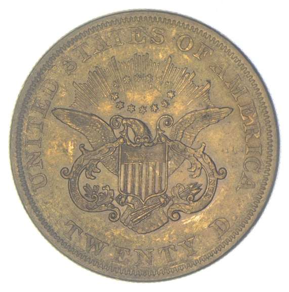 1852 $20 Liberty Head Gold Double Eagle