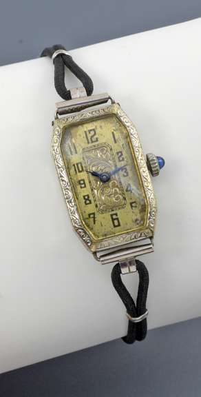 Delightful Optima Women's White Gold Filled Watch