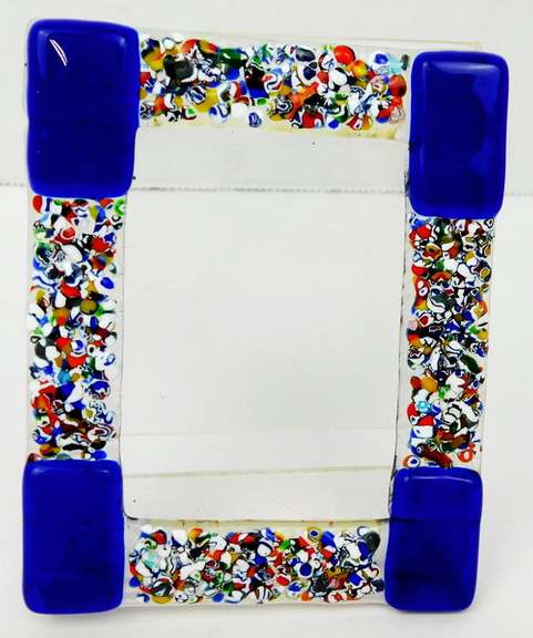 Italian Millefiori Art Glass Frame