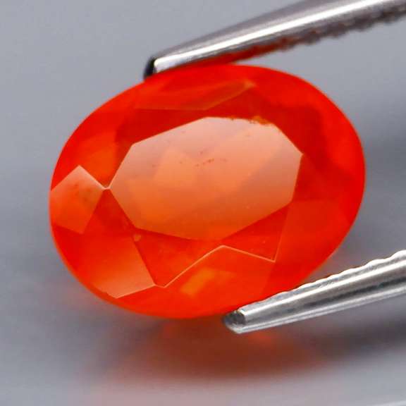 Rich red orange 1.46ct Mexican Fire Opal