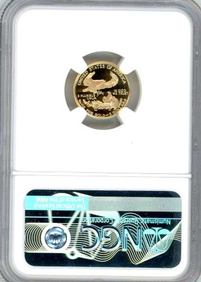 1999-W Proof $5 Gold Eagle in NGC PF69 Ultra Cameo