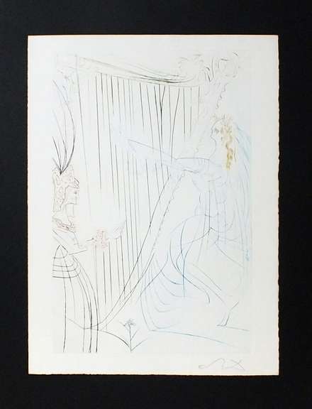 Very rare hand signed Dali, 1970