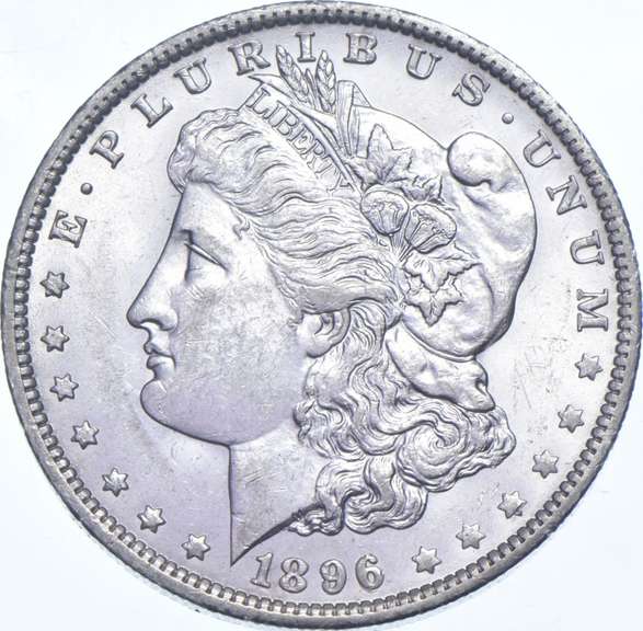 1896-O Morgan Silver Dollar