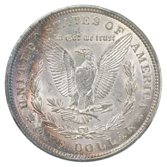 1921 Morgan Silver Dollar - Great Color/Tone