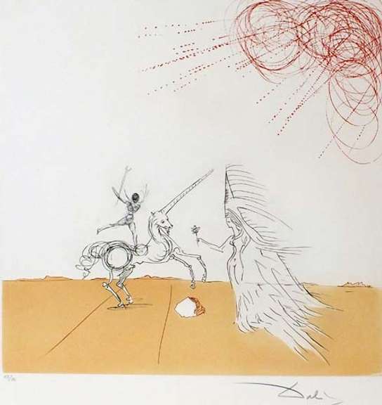 Original hand signed Dali from rare limited edition