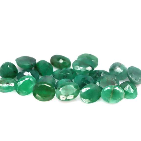 Heavy 8.58ct 22 piece Zambian Emerald set