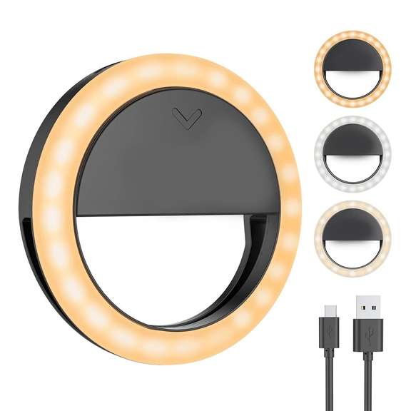 LED Ring Light Clip-on Fill Light Mini Portable