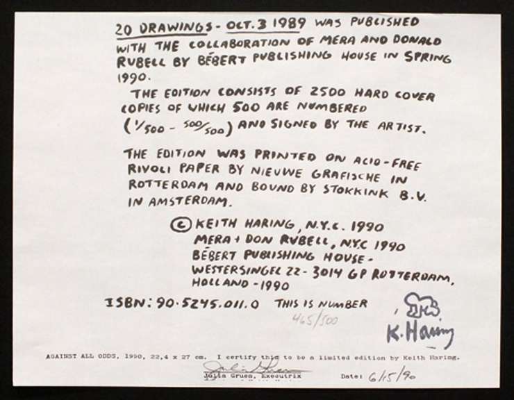 Very Collectable limited edition Keith Haring