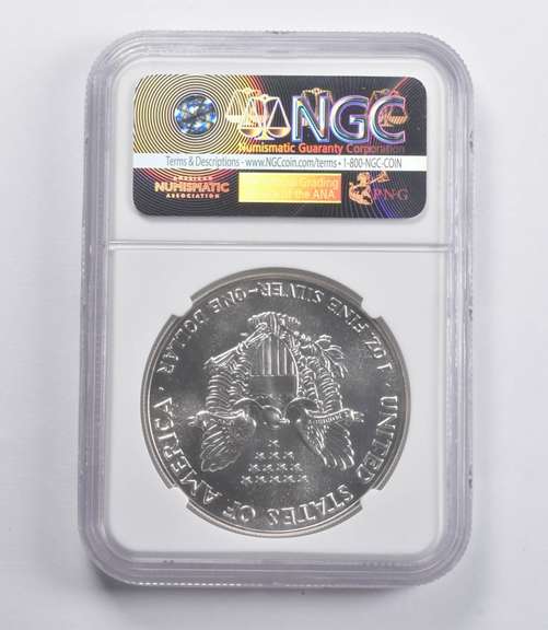MS70 1988 American Silver Eagle NGC