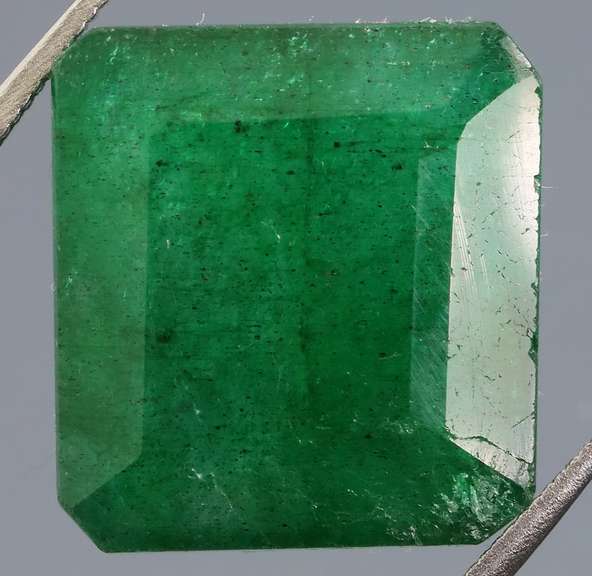 Substantial 11.10ct rich forest green Zambian Emerald