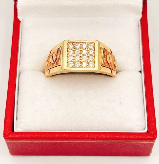 14kt Solid Yellow & Rose Gold Men's Ring