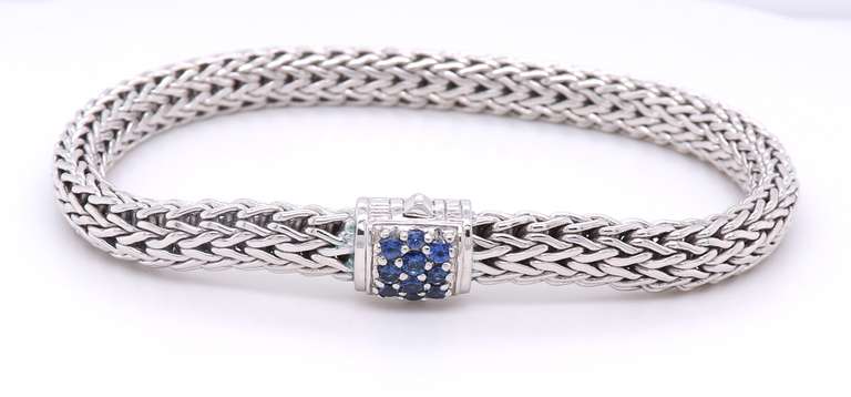 John Hardy Sapphire Classic Chain Bracelet