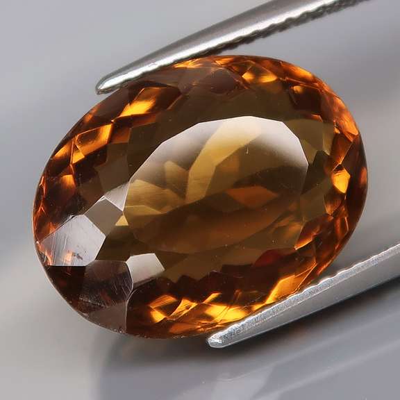 Rich 10.58ct top Madeira Citrine