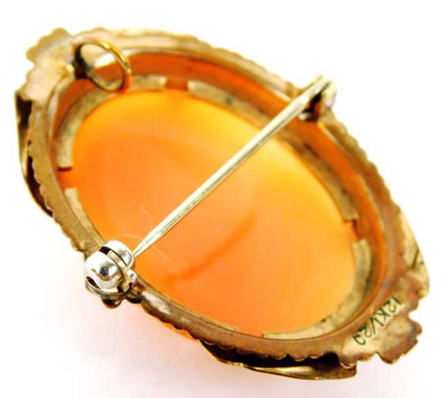 Early Gold Filled Pin/Pendant Cameo