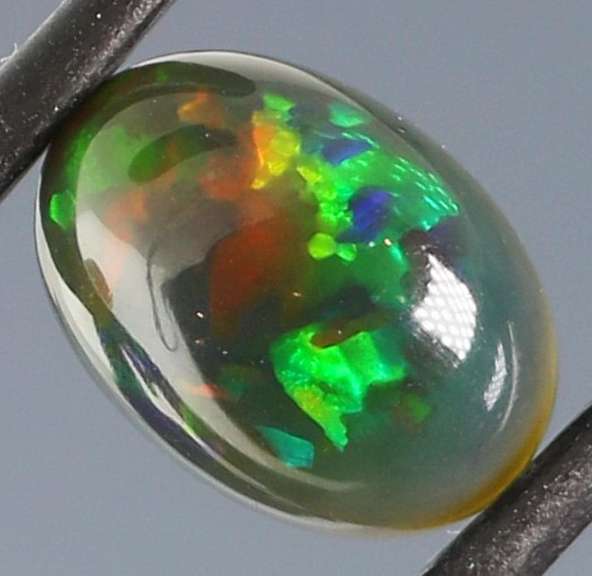 Patchwork patterned 2.38ct Welo Black Opal