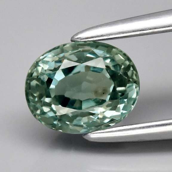Beautiful .63ct VS blue green Sapphire from Tanzania
