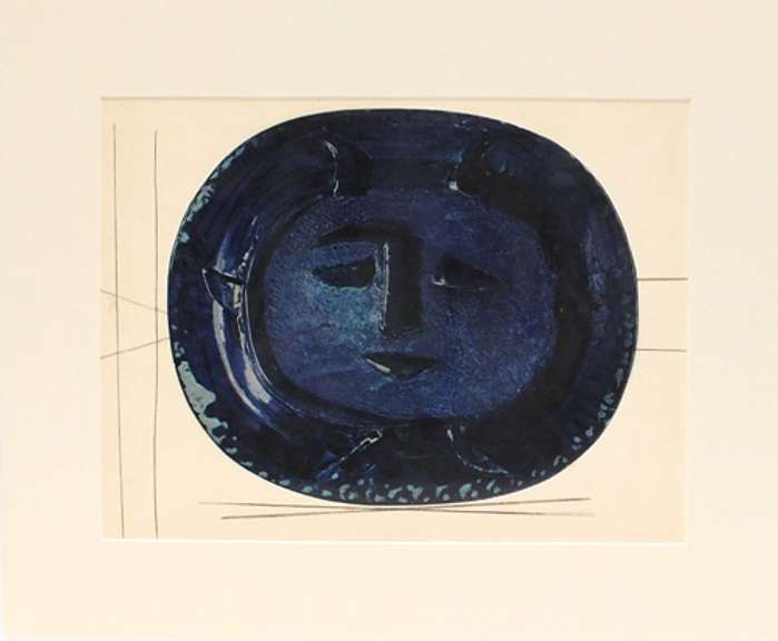 Very rare Picasso offset lithograph in gloss coated from 1948
