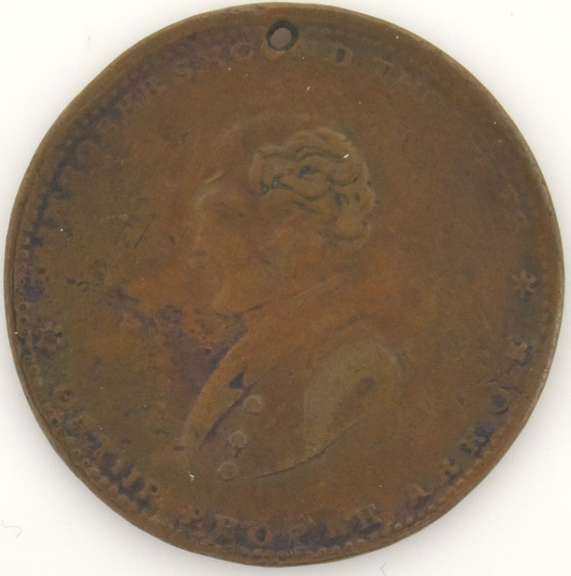 1840 Van Buren/ Safe & Eagle Hard Times Token HT-75 R-2