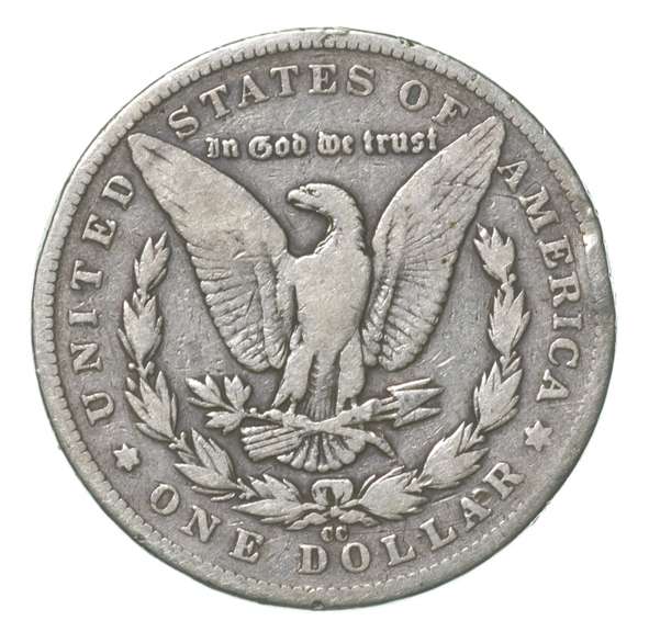 1889-CC Morgan Silver Dollar