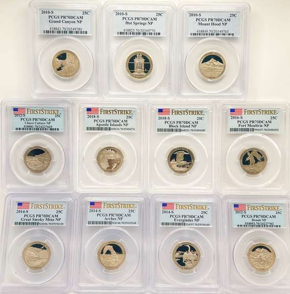 Very nice 11 certified quarters