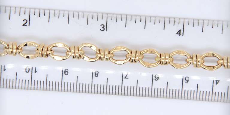 Gorgeous Yellow Gold Fancy Link Bracelet