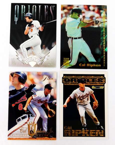 4 Cal Ripken, Jr. Baseball Cards