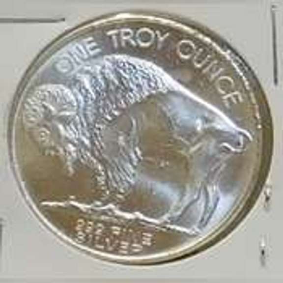 1 oz. .999 Silver round - Buff/Indian Unc