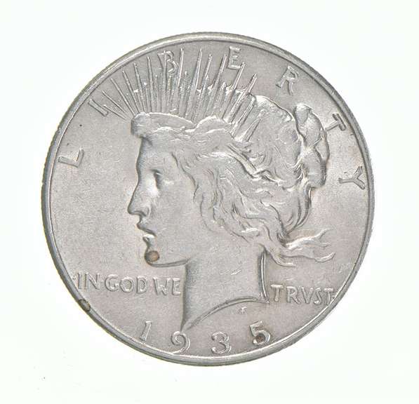 1935 Peace Silver Dollar