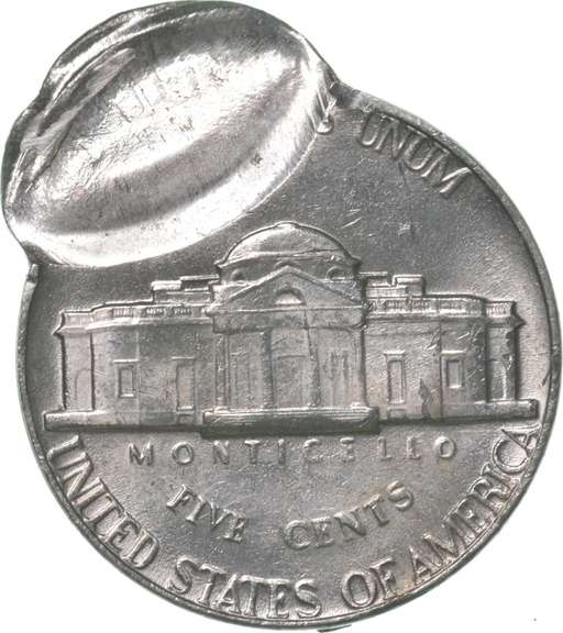 1976 Jefferson Nickel Double Struck Error