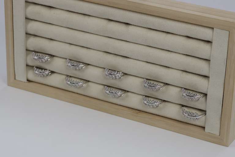 Sterling Silver .925 Branch Leaf Ring Lot of 10 Various Sizes