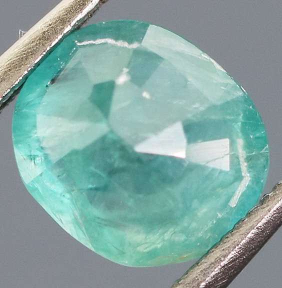 Deep blue green 1.19ct untreated Grandidierite