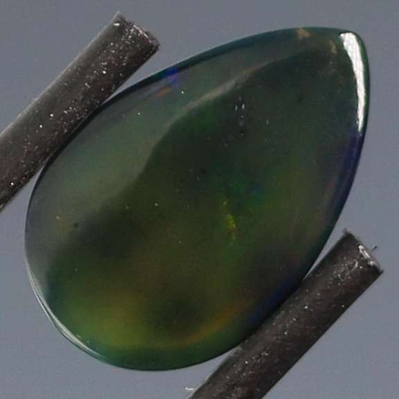 Exciting! 2.28ct floral fairy fire flashing Black Opal