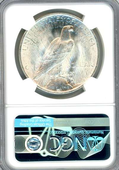 1923 Peace Silver Dollar in NGC MS64
