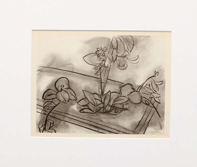 Rare H. Matisse original offset lithograph, 1943